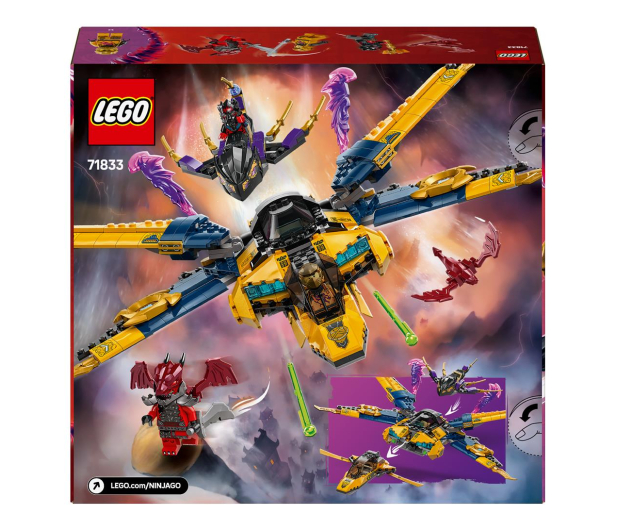 LEGO Ninjago 71833 Ras i burzowy superodrzutowiec Arina - 1284229 - zdjęcie 3